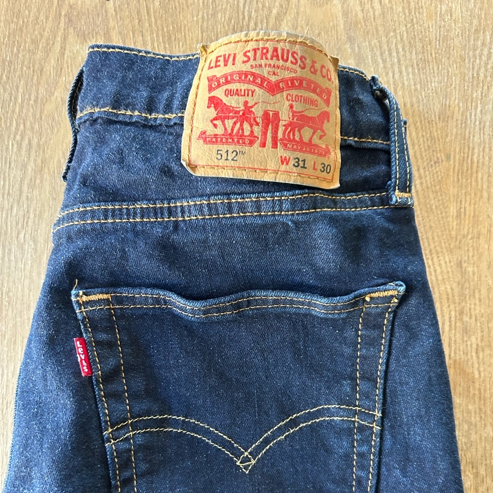 Men’s Levi’s 512 Dark Wash Jeans